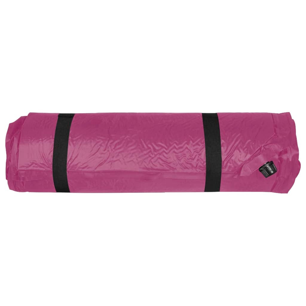Inflatable Air Mattress with Pillow 55x185 cm Pink